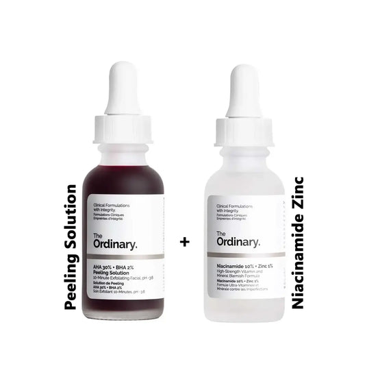 Niacinamide 10% Zinc 1% + AHA 30% BHA 2% Peeling Solution Combo