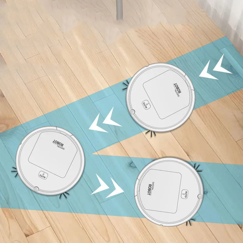 3-IN-1 Automatic Robot Vacuum Cleaner – مكنسة روبوت أوتوماتيكية 3 في 1